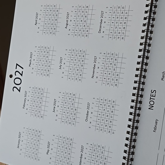 2026 Home Kitchen Design Calendar Unisex Wall Desk Holiday - Picture 6 of 11